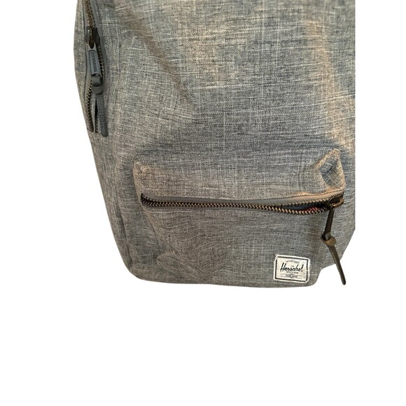 Herschel Classic Backpack , Gray Crosshatch, Preowned - Picture 6 of 6